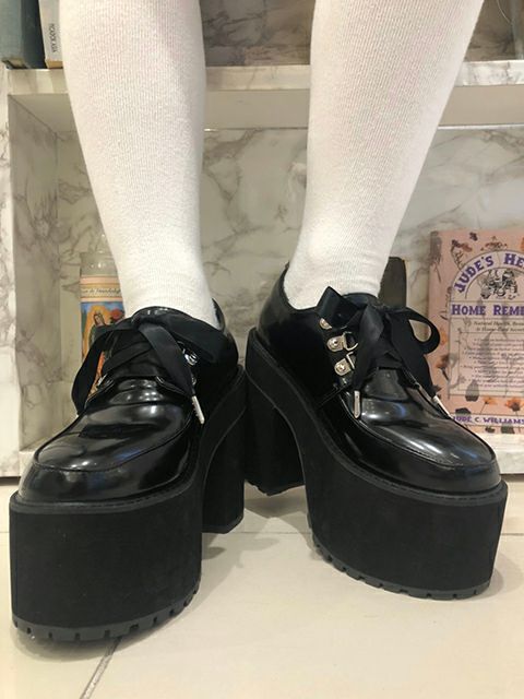 BUBBLES】サテンヒールシューズ | sparkling mall online store