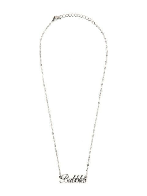【BUBBLES】BUBBLESロゴネックレス