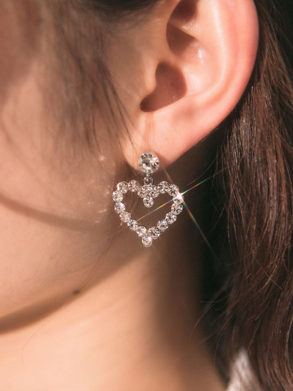 BUBBLES】タイニーハートビジューピアス | sparkling mall online store