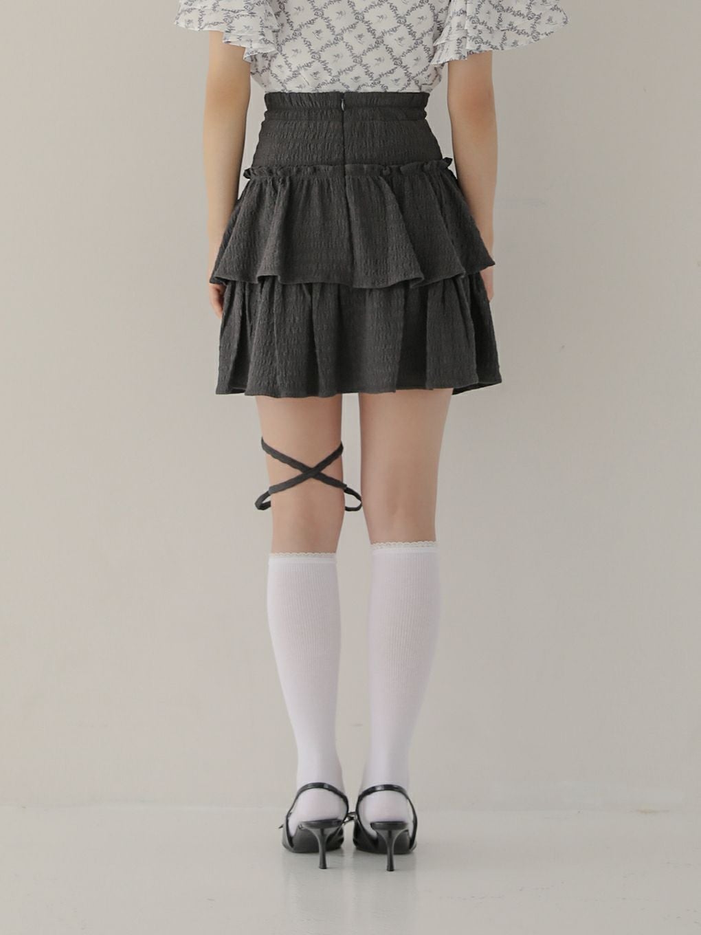 【BUBBLES】エアリーティアードスカパン