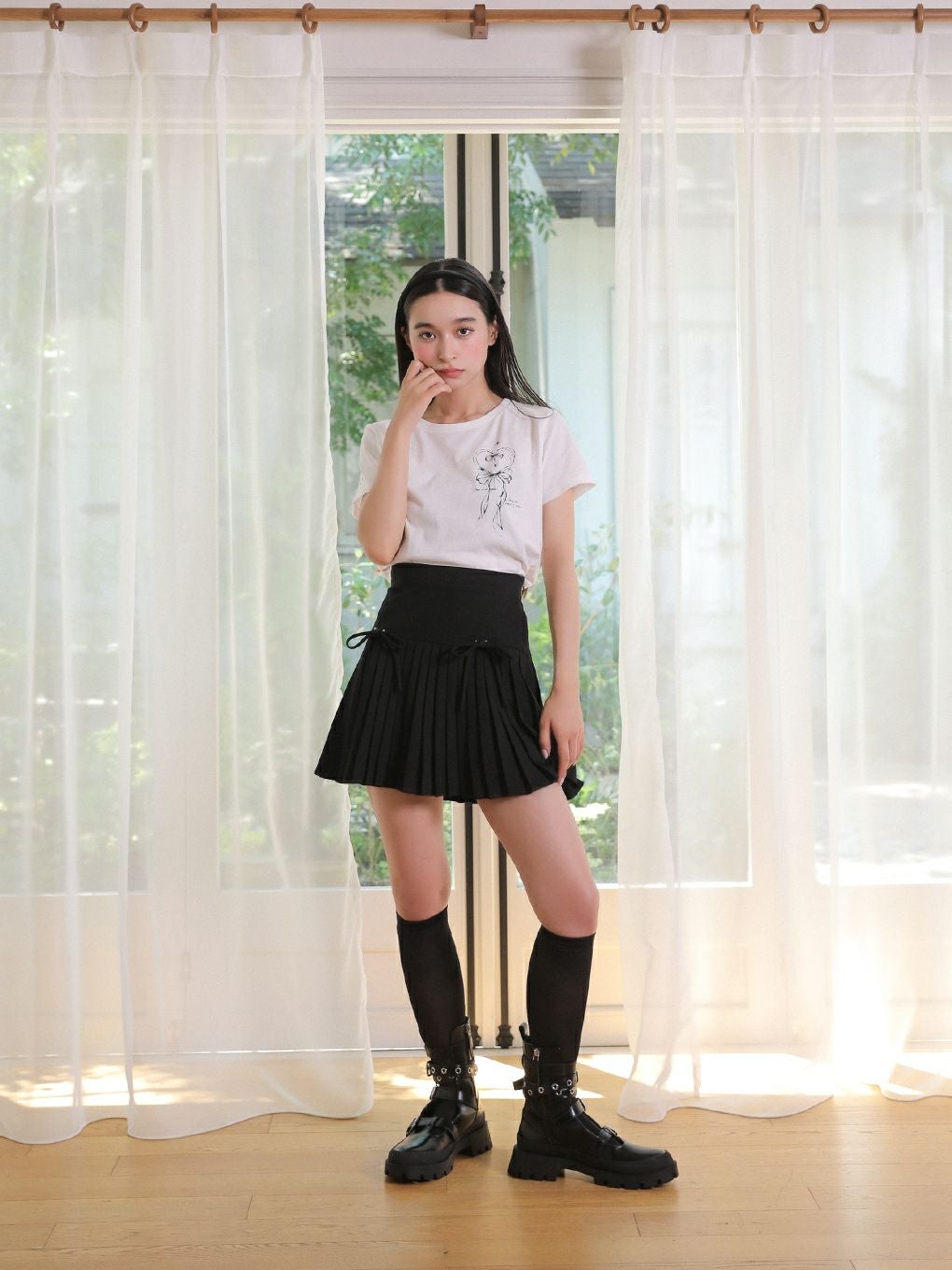 【BUBBLES】ミニプリーツスカパン