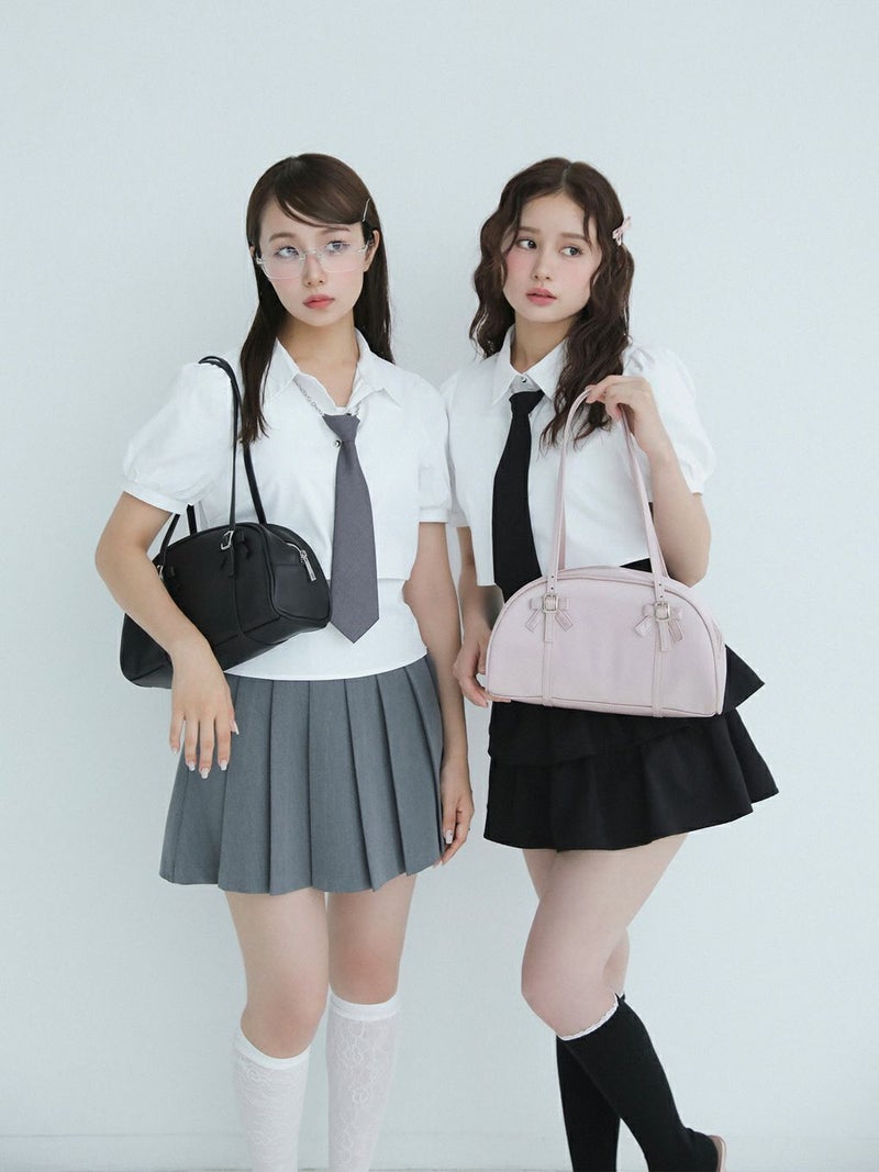 BUBBLES】ミニリボンサテンバッグ | sparkling mall online store