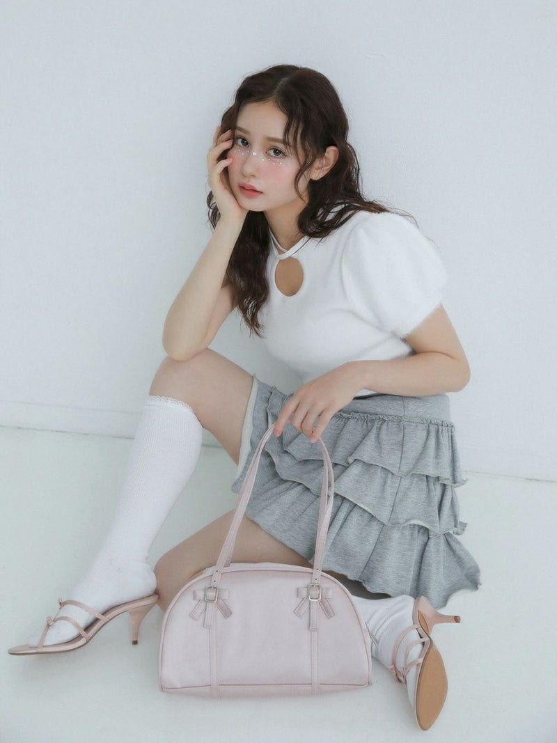BUBBLES】ミニリボンサテンバッグ | sparkling mall online store