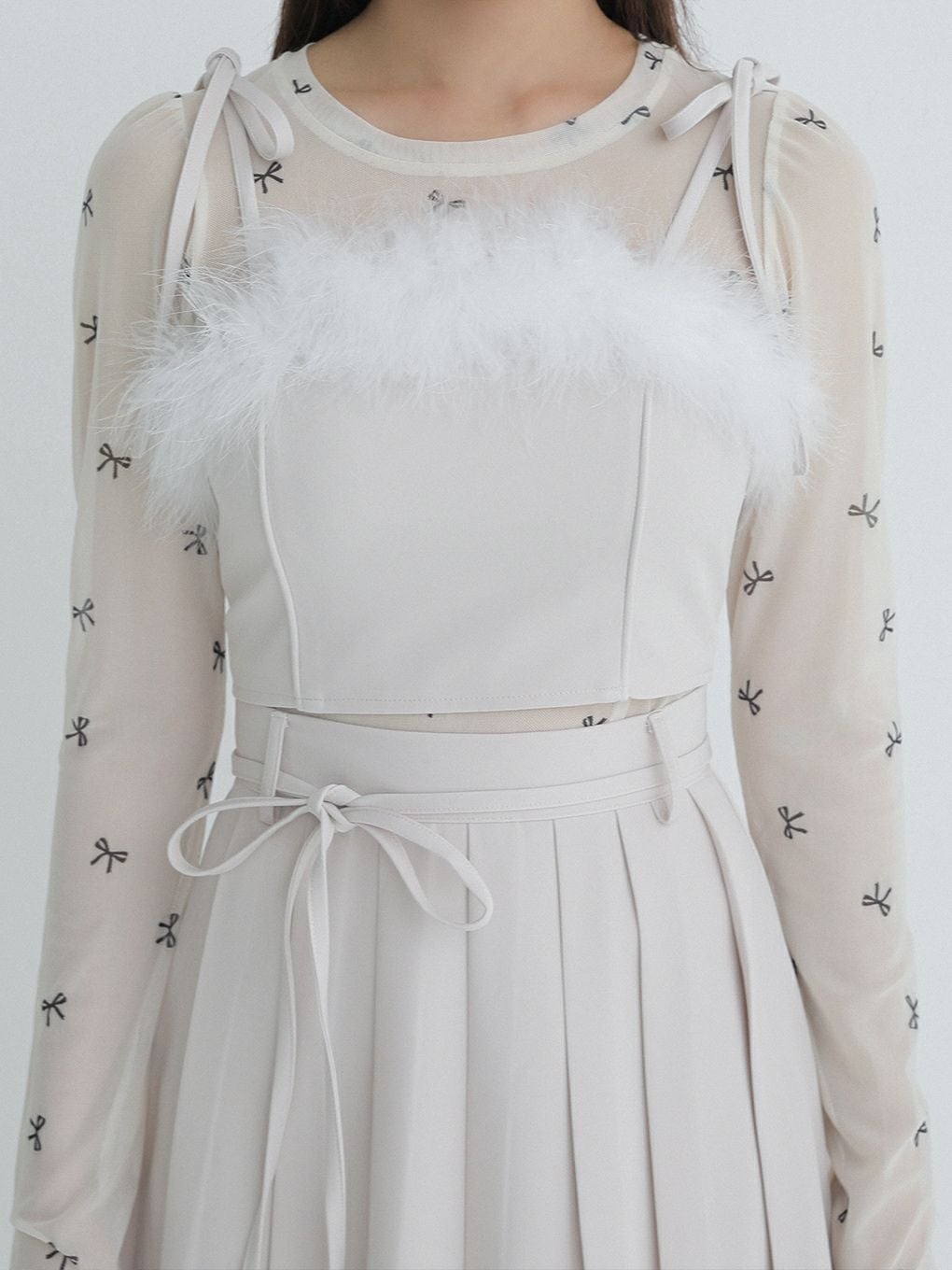 【BUBBLES】ファービスチェリボントップス