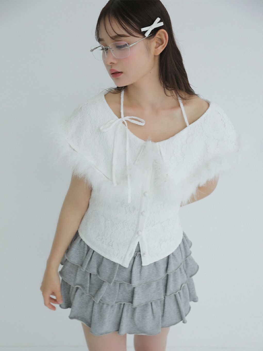 新品未使用 BUBBLES (バブルス)  シフォンブラウス BUBBLES | sparkling mall online store