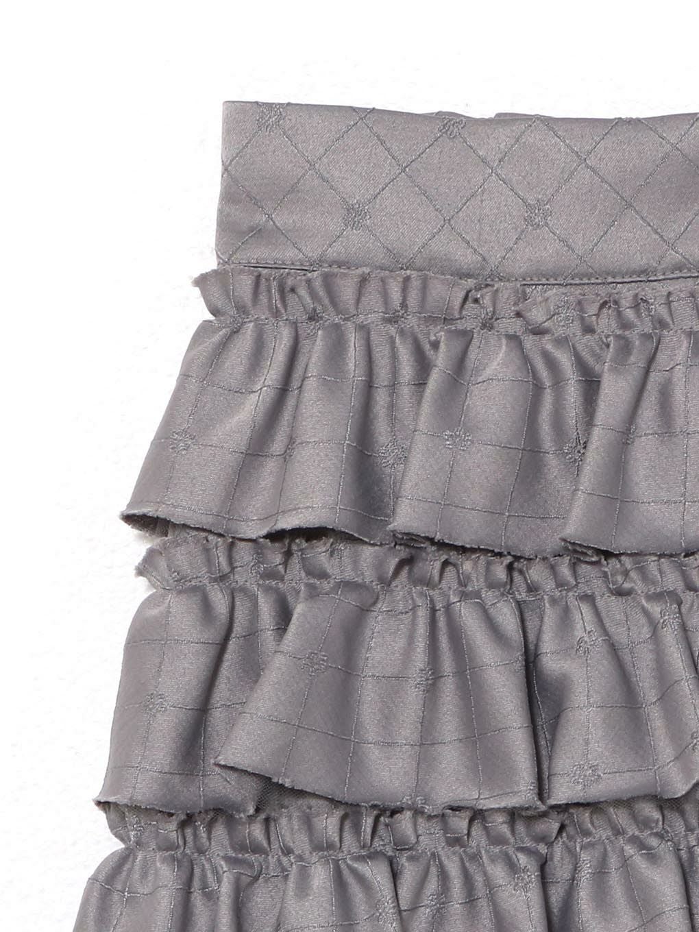 【BUBBLES】ジャガードフリルスカパン