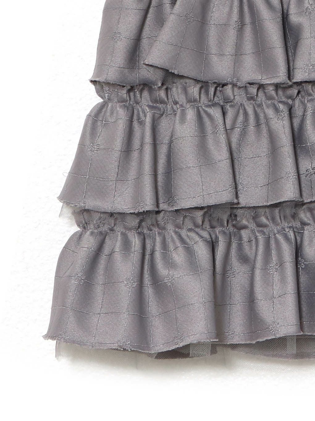 【BUBBLES】ジャガードフリルスカパン