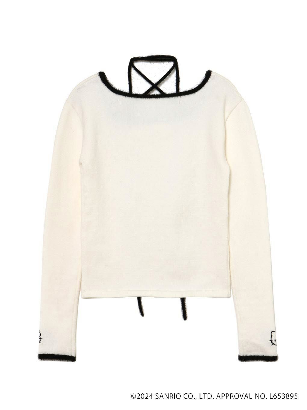 【HELLO KITTYコラボ】シャギーニット