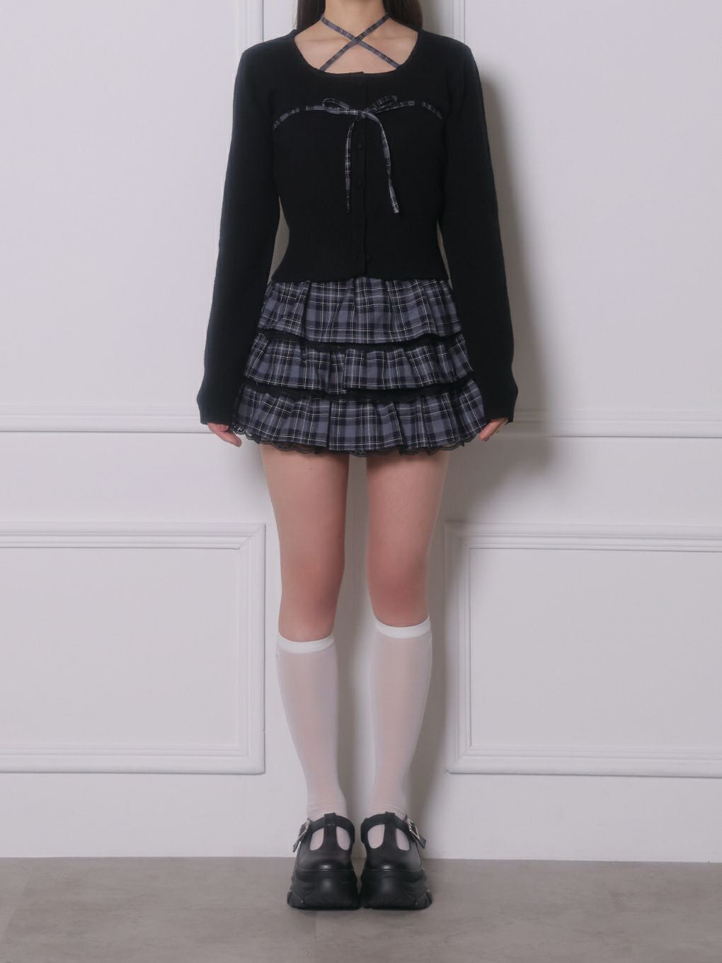 BUBBLES】チェックリボントップス | sparkling mall online store