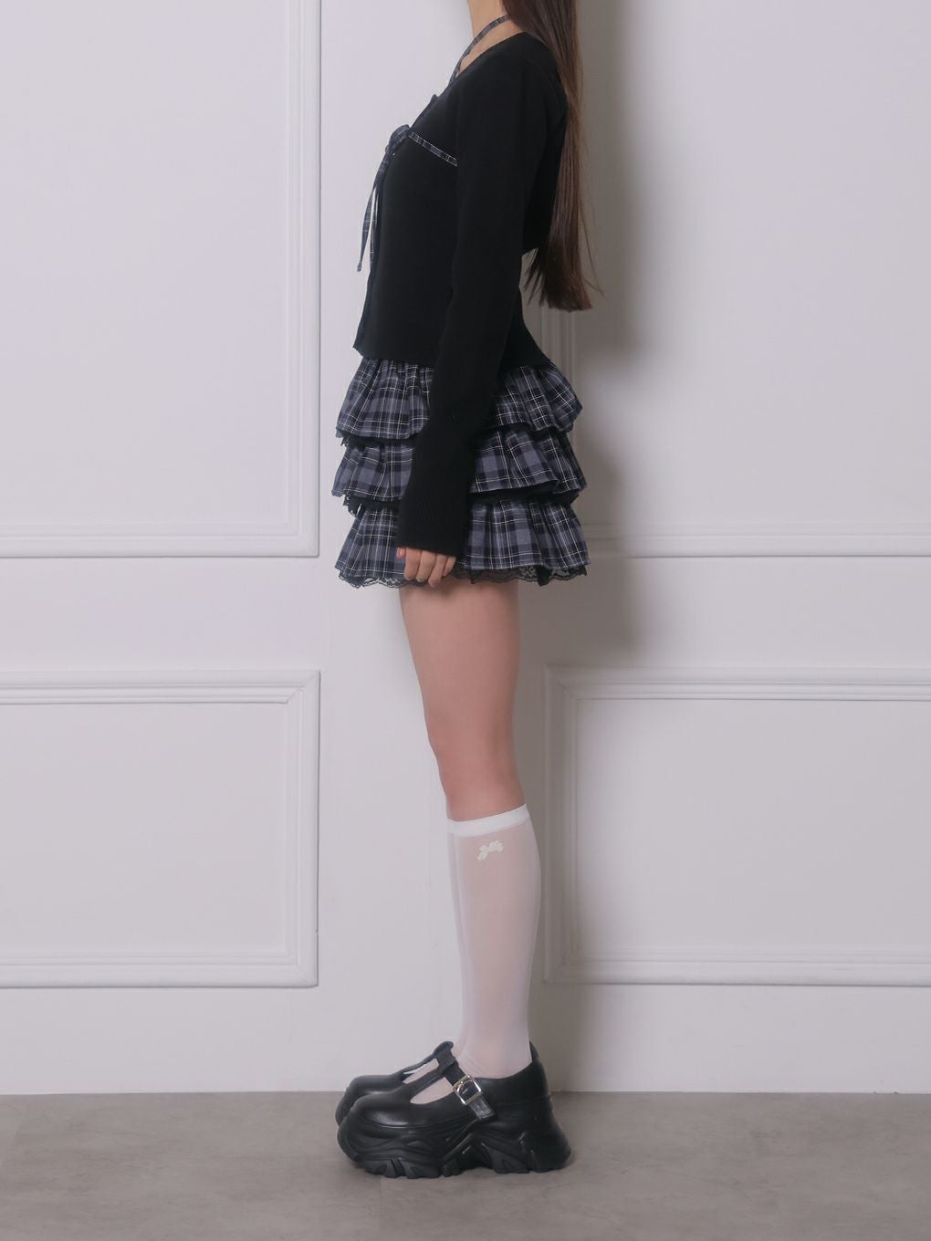 BUBBLES】チェックリボントップス | sparkling mall online store