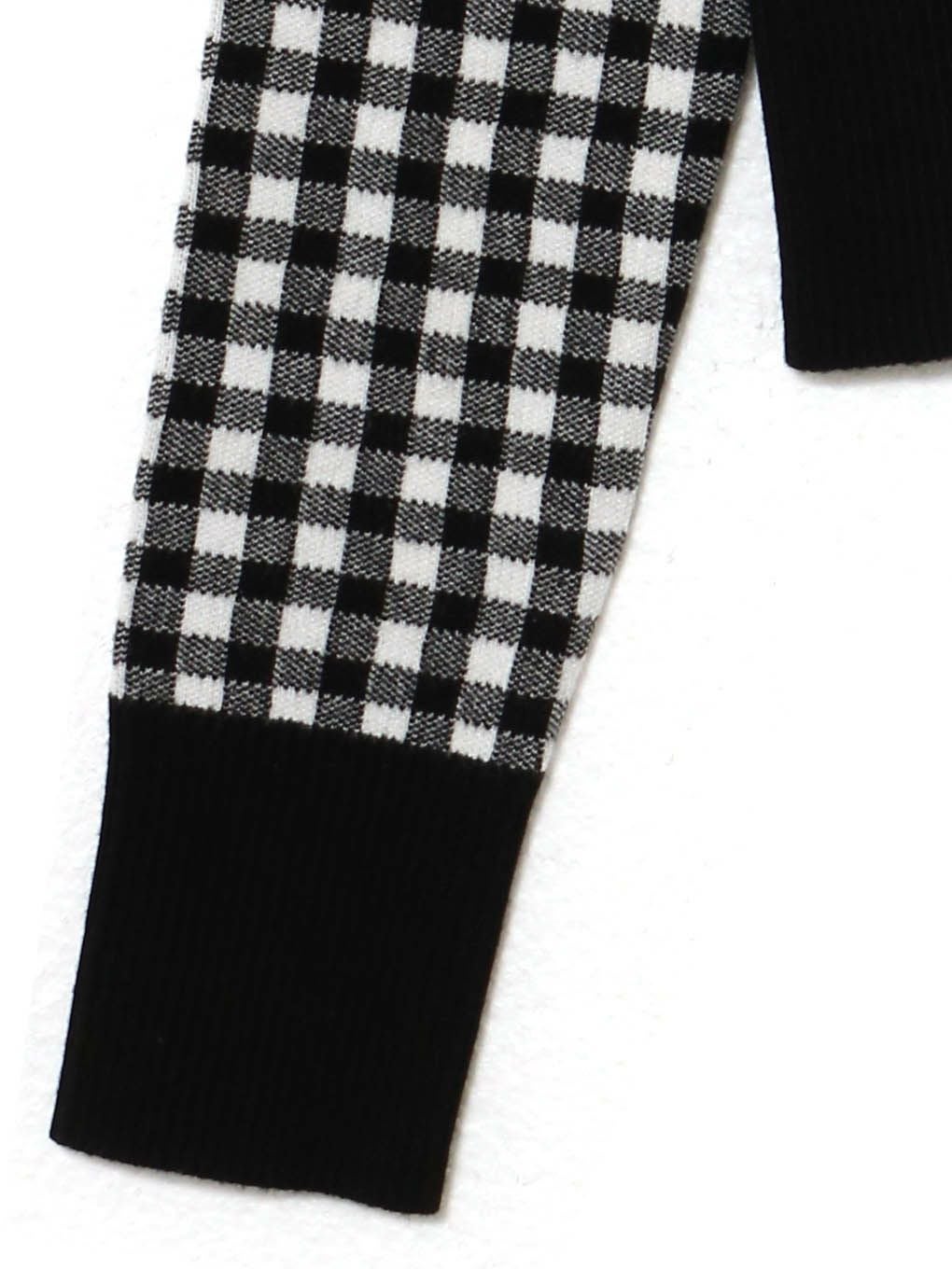 【BUBBLES】チェックリボントップス