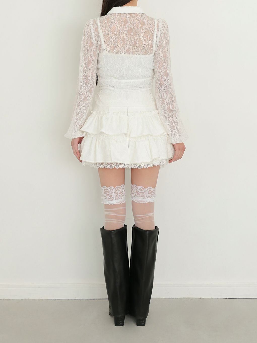 BUBBLES】レースギャザーブラウス | sparkling mall online store