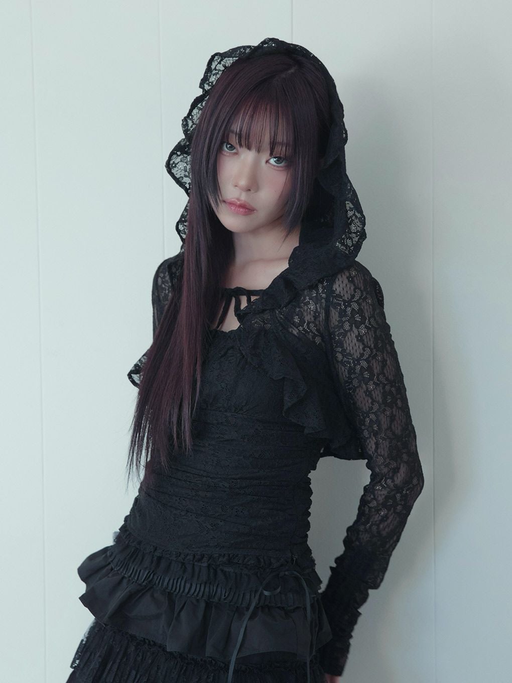 BUBBLES】レースフーディーアンサンブル | sparkling mall online store