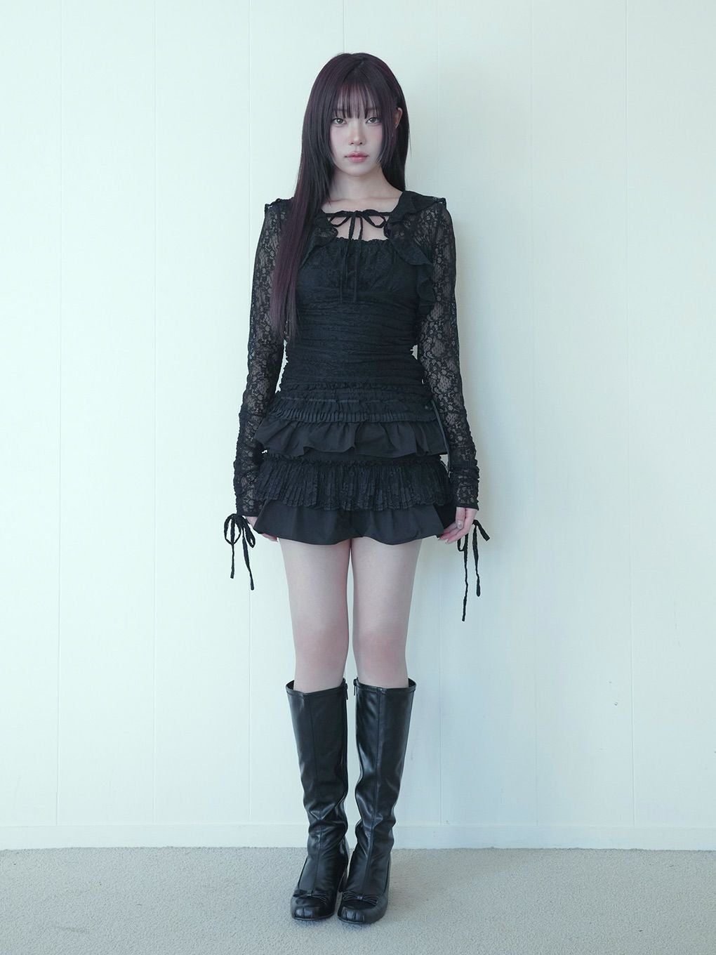 【BUBBLES】レースフーディーアンサンブル