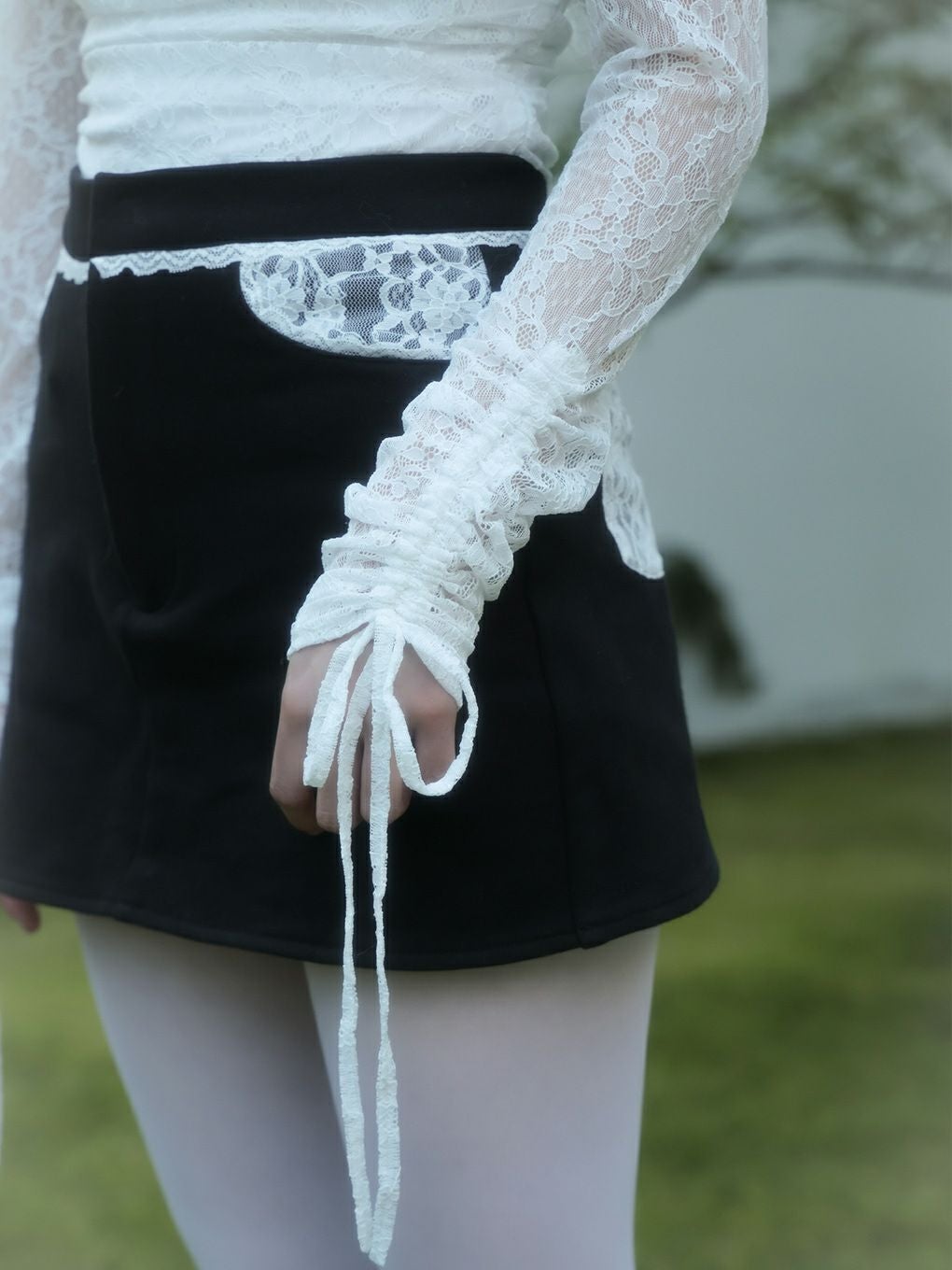 【BUBBLES】レースフーディーアンサンブル