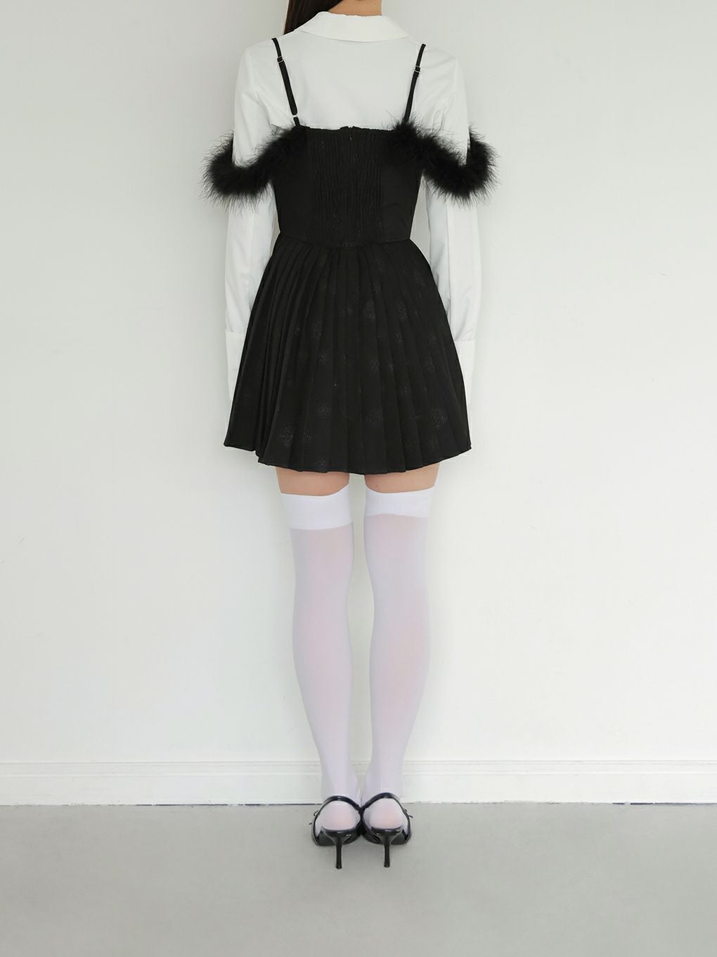 BUBBLES】ローズファープリーツワンピース | sparkling mall online store