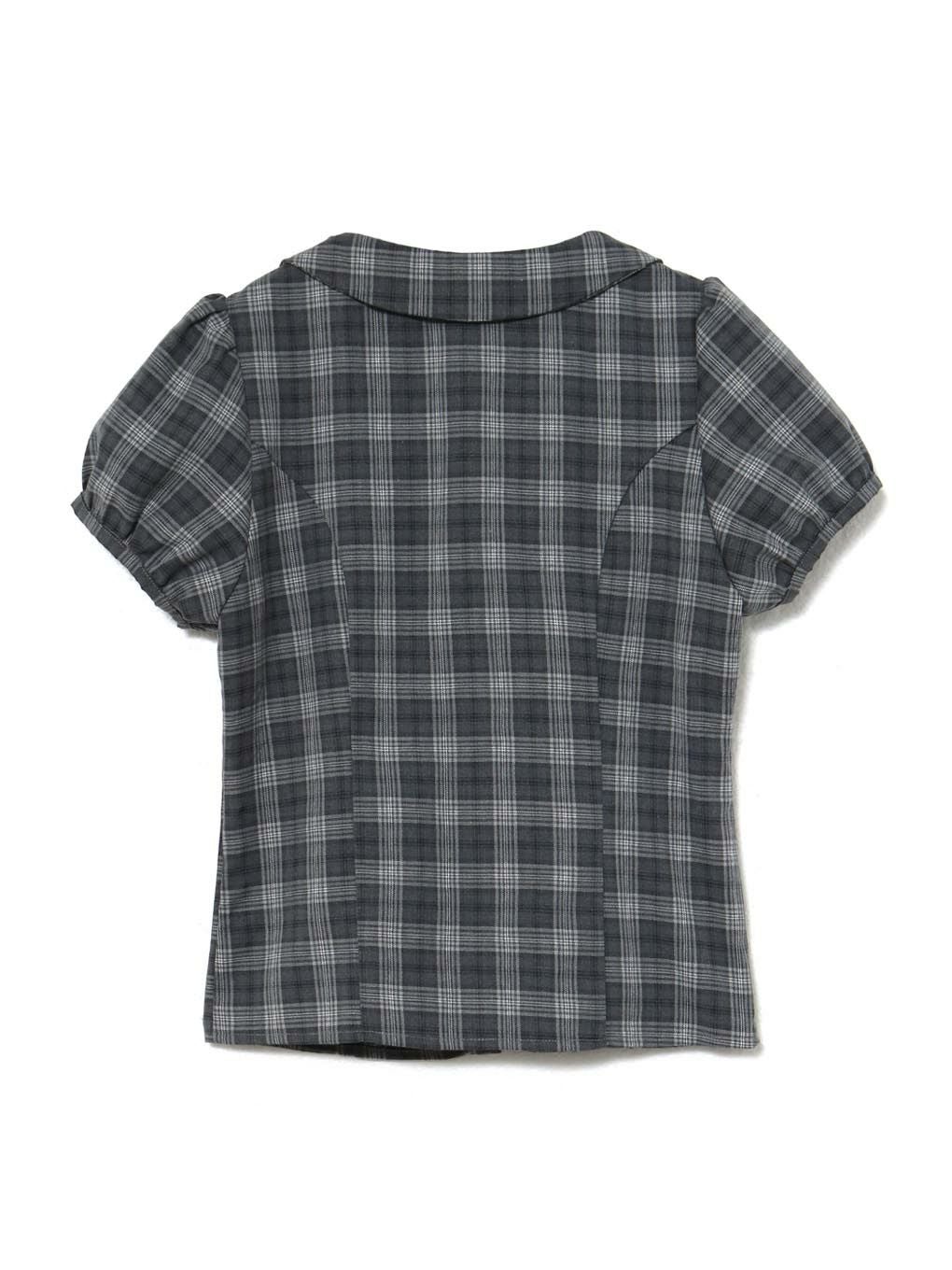 【BUBBLES】スクエアリボンブラウス