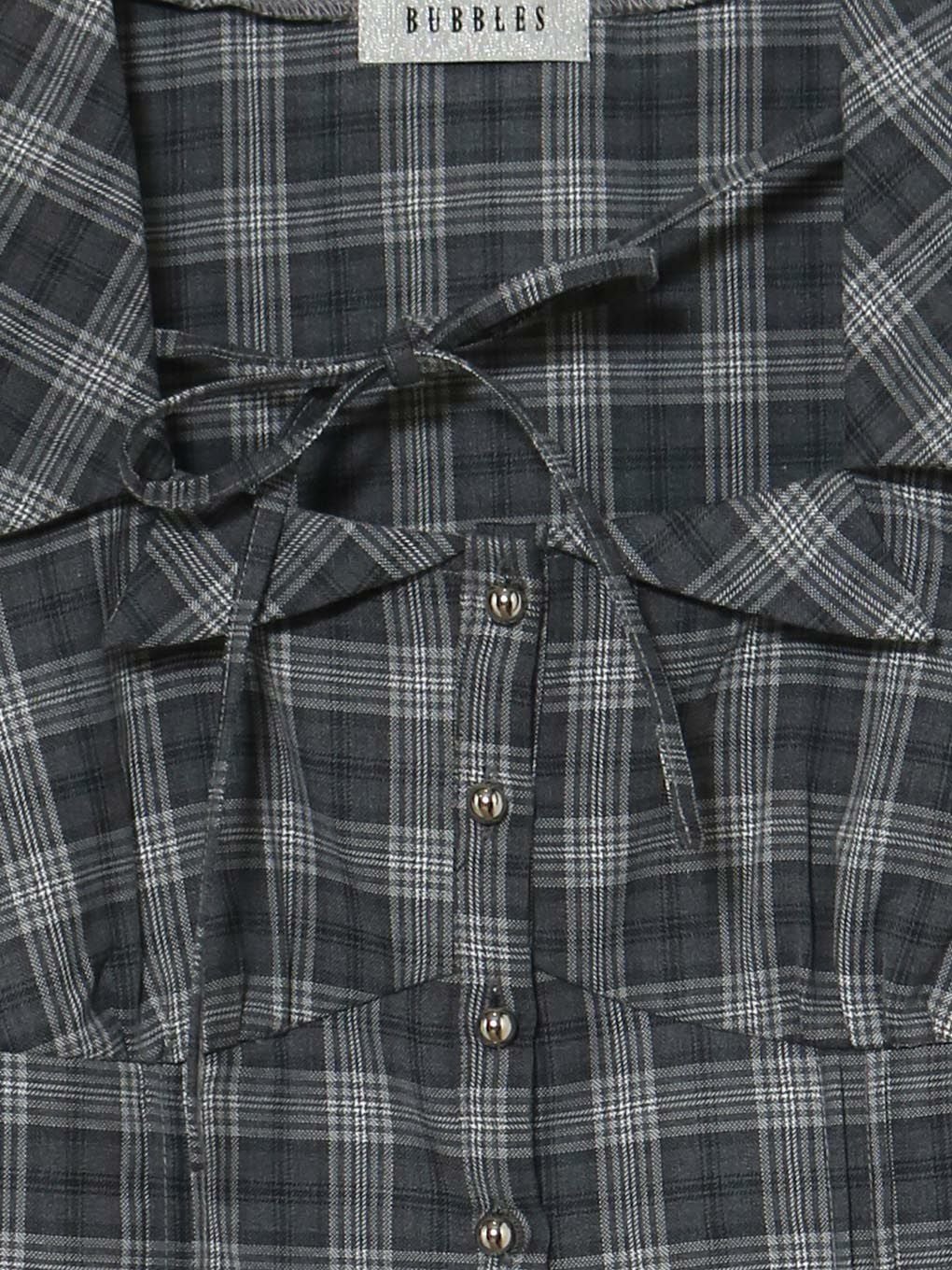 【BUBBLES】スクエアリボンブラウス