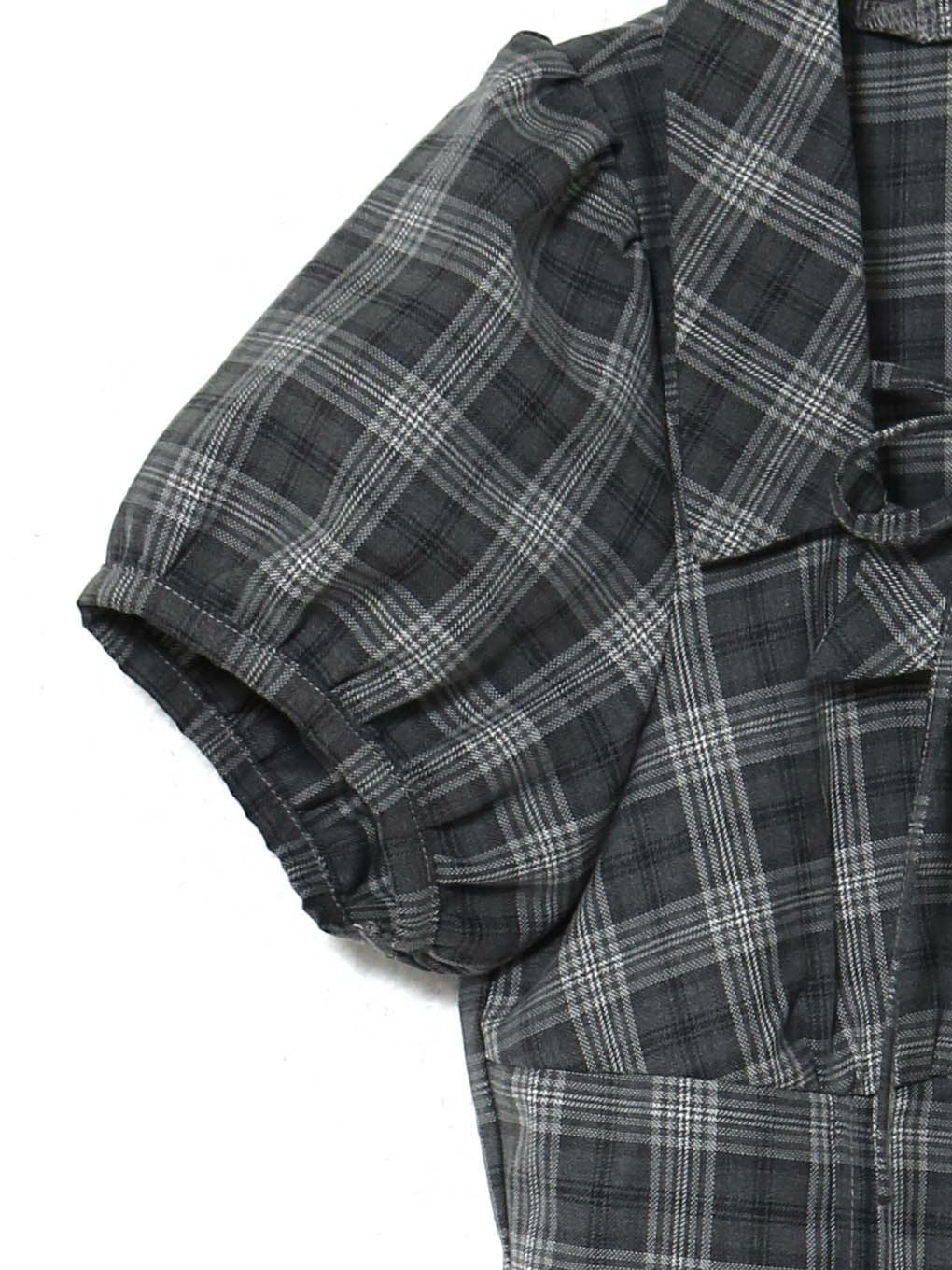 【BUBBLES】スクエアリボンブラウス