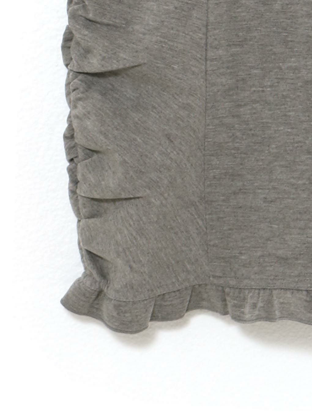 【BUBBLES】レースアップスウェットワンピース