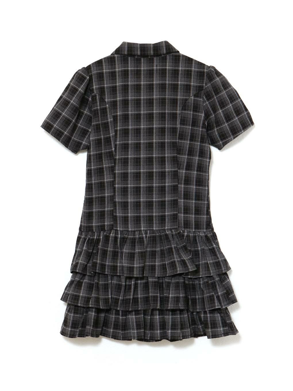 【BUBBLES】ネクタイティアードワンピース