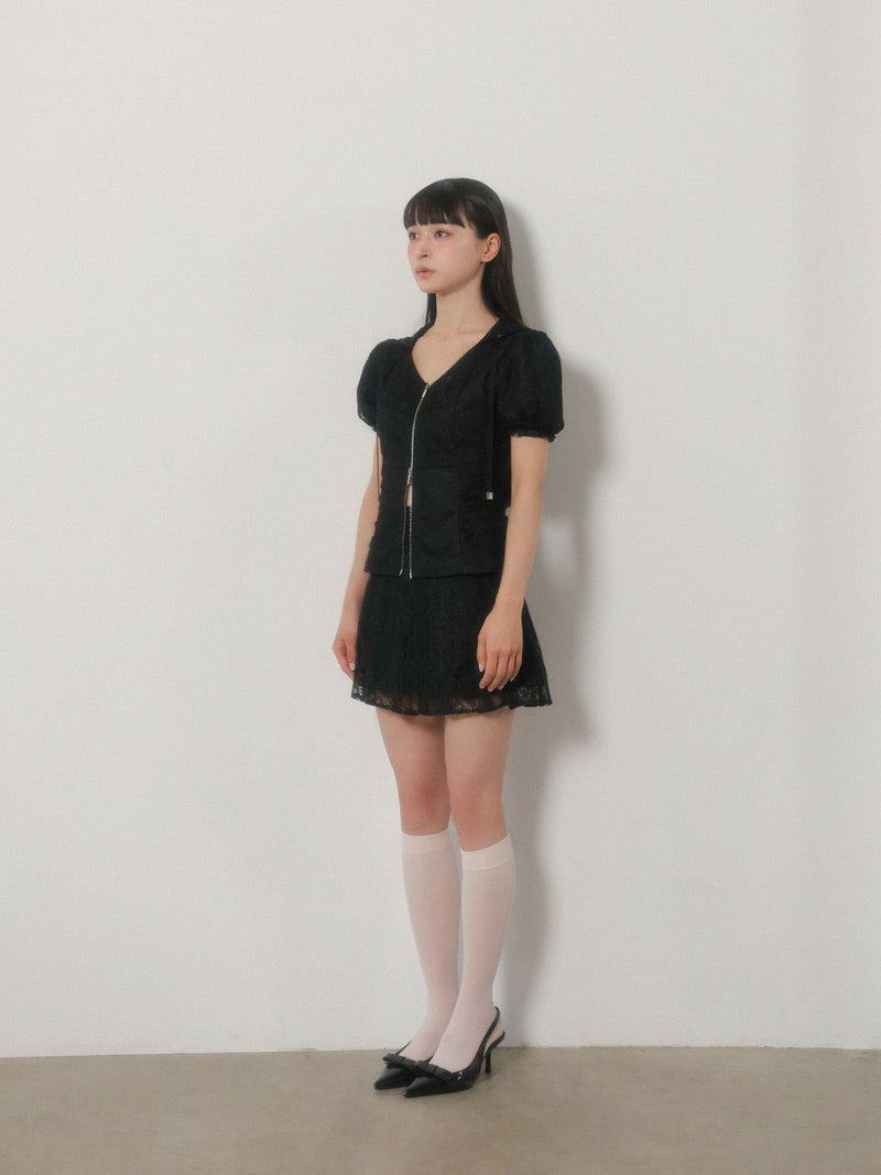 BUBBLES】レースパーカーセットアップ | sparkling mall online store