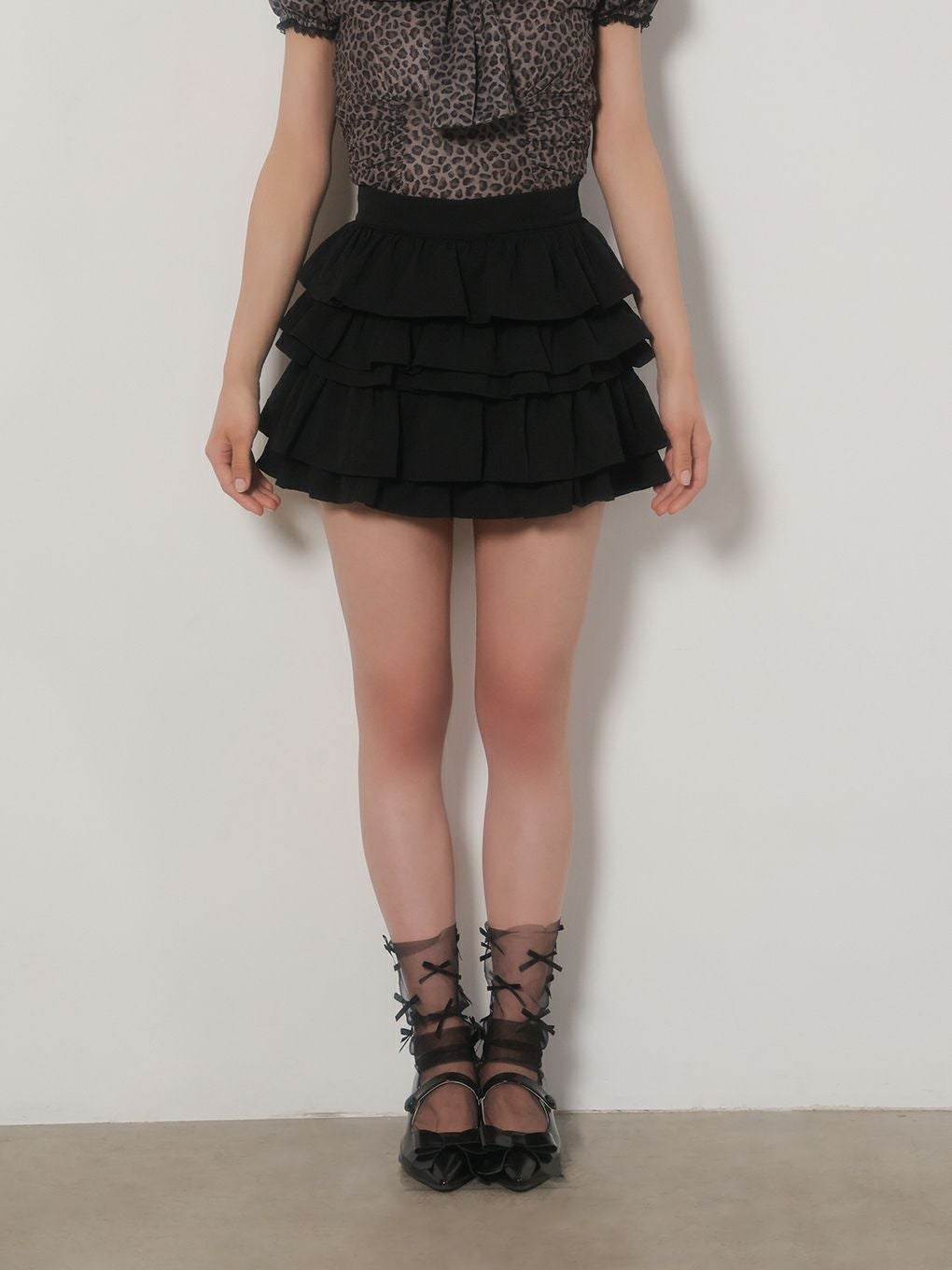 【BUBBLES】フリルパターンスカパン