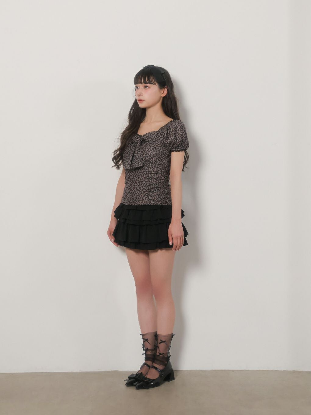 【BUBBLES】フリルパターンスカパン