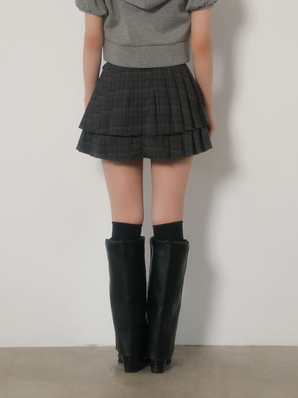 【BUBBLES】ダブルプリーツスカパン