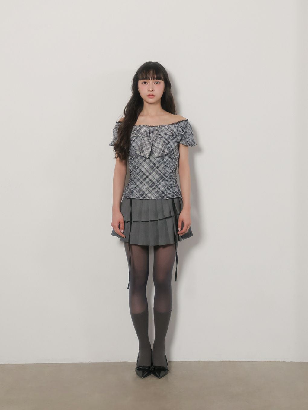 【BUBBLES】ダブルプリーツスカパン