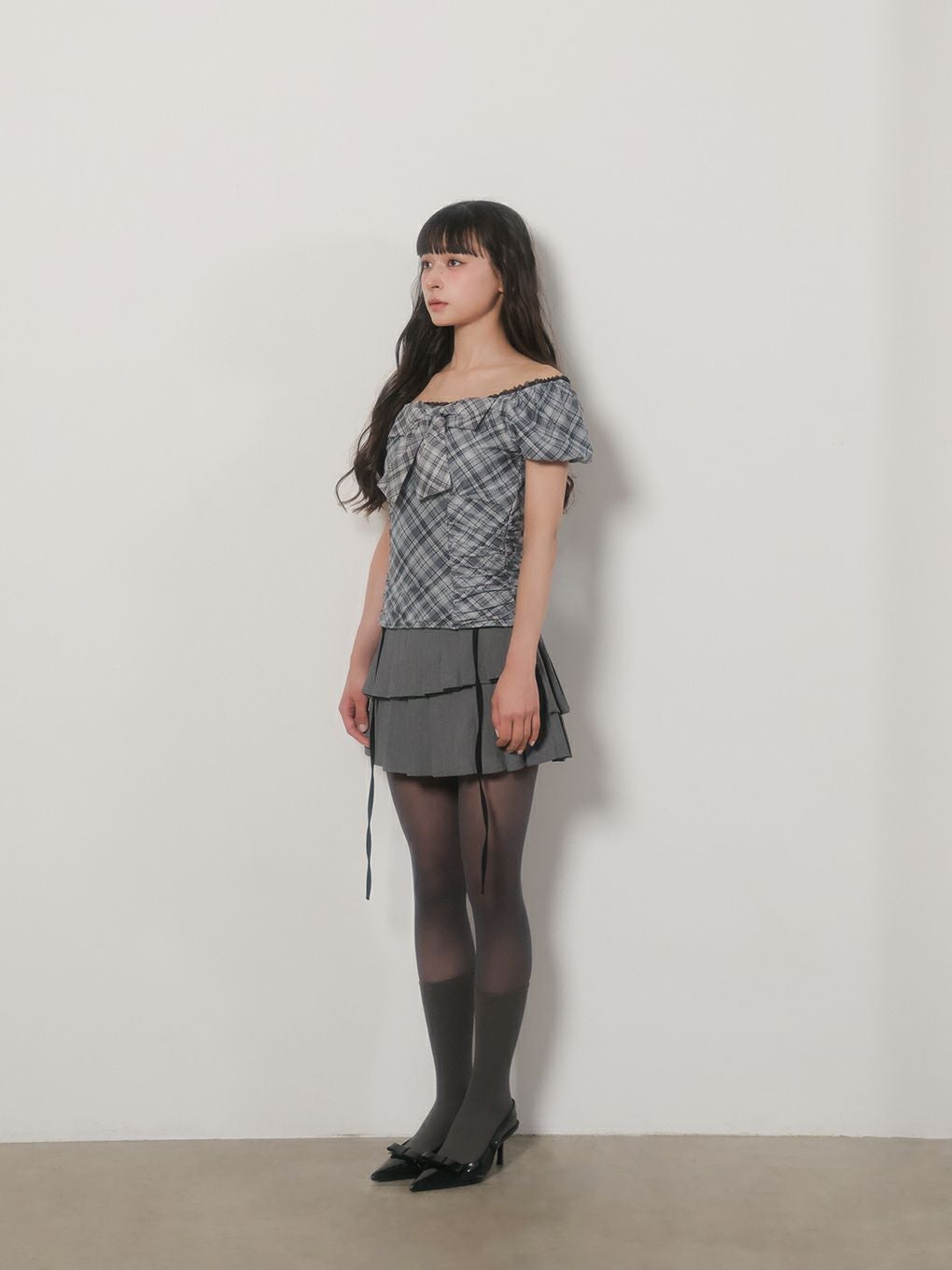 【BUBBLES】ダブルプリーツスカパン