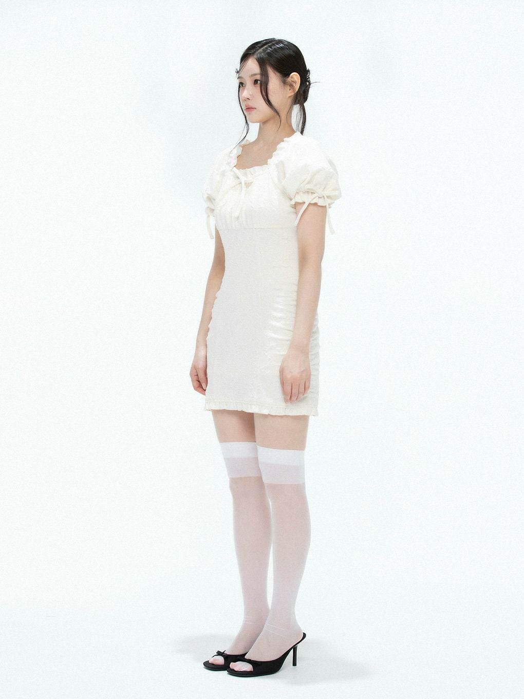 BUBBLES】リボンジャガードワンピース | sparkling mall online store