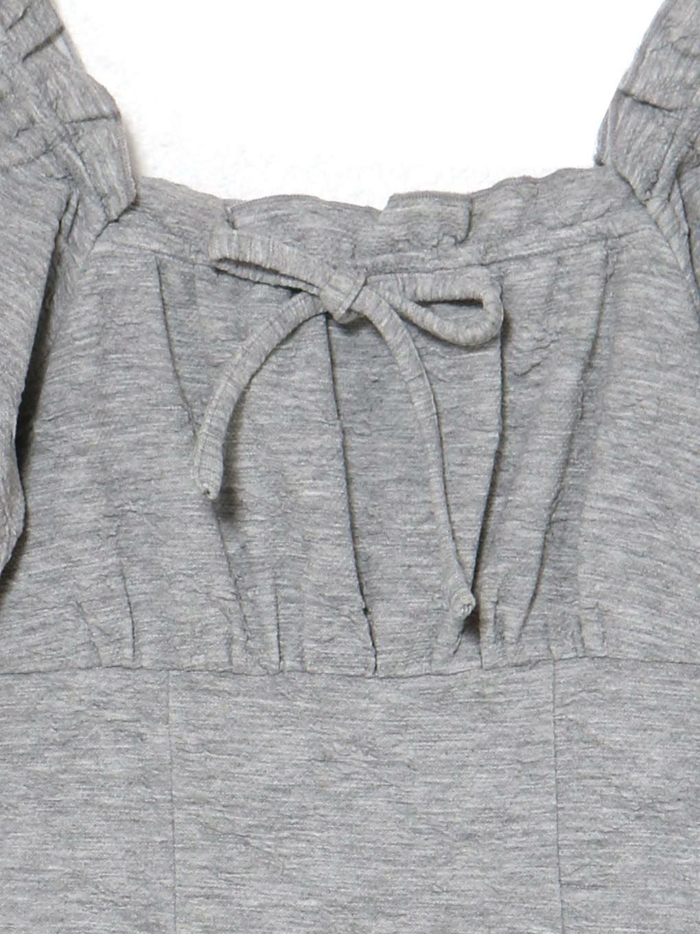 【BUBBLES】リボンジャガードワンピース