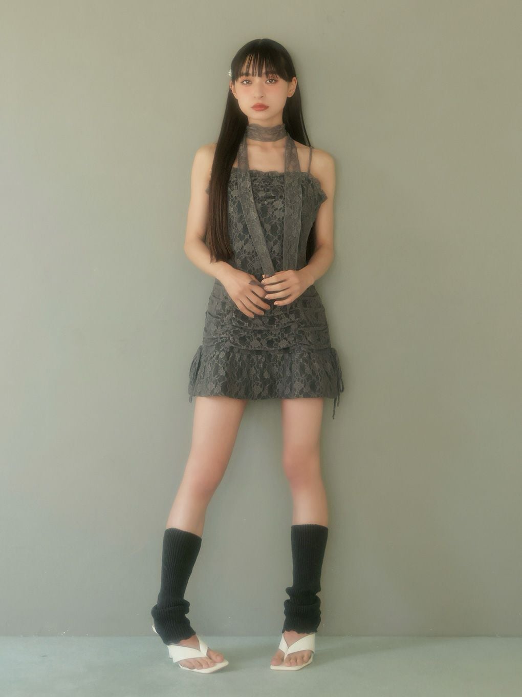 BUBBLES】レースギャザーワンピース | sparkling mall online store