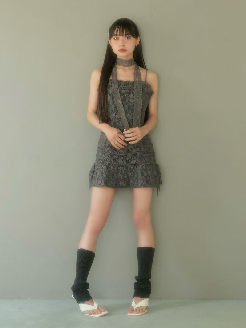 BUBBLES】レースギャザーワンピース | sparkling mall online store