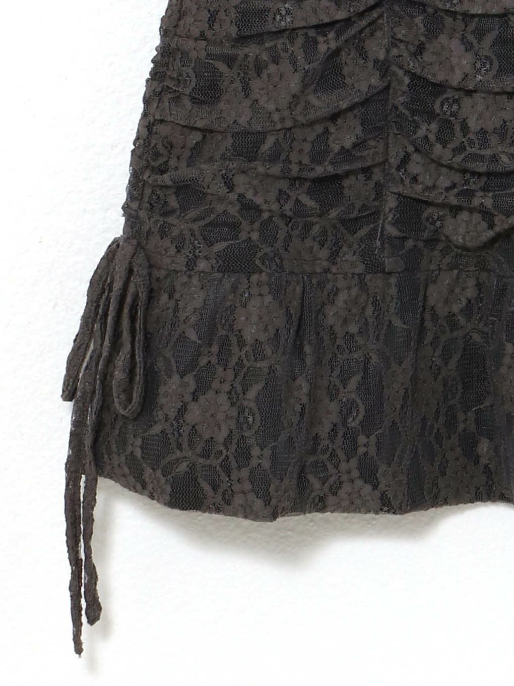 【BUBBLES】レースギャザーワンピース