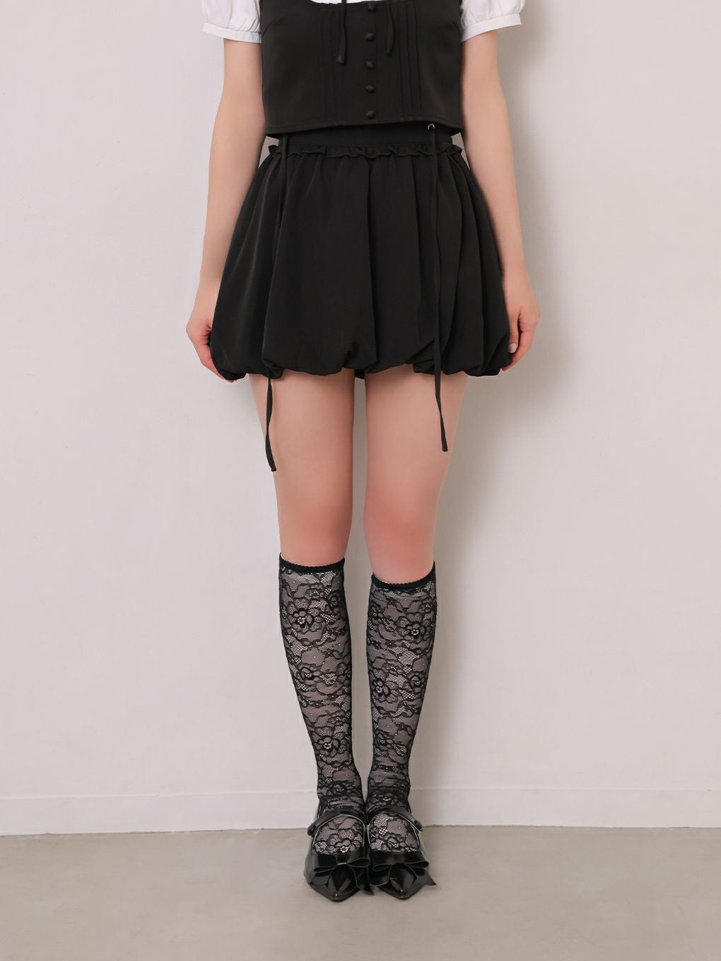 BUBBLES】サイドリボンバルーンスカート | sparkling mall online store