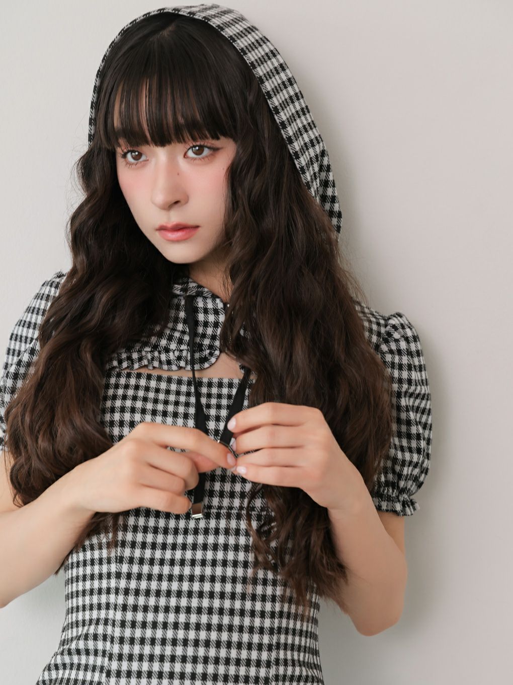 BUBBLES】ギャザーパーカーワンピース | sparkling mall online store