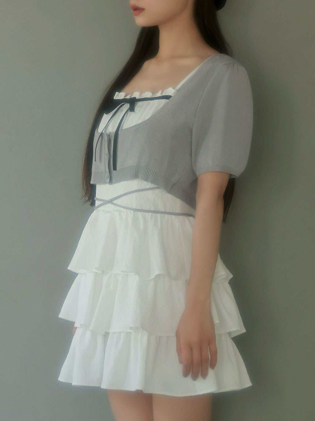 【BUBBLES】コケットティアードワンピース