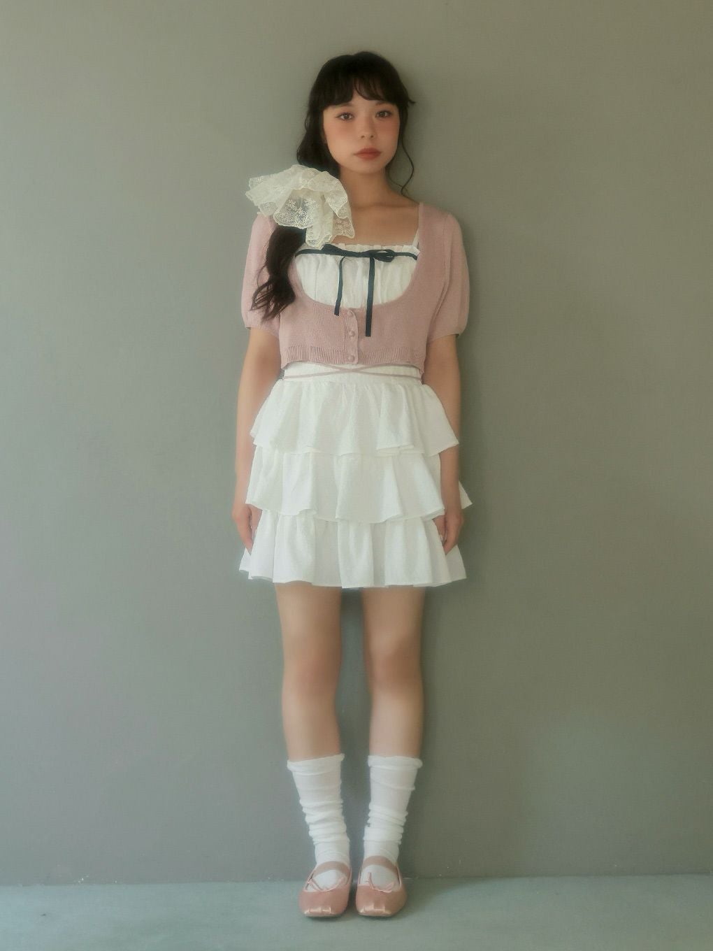 BUBBLES】コケットティアードワンピース | sparkling mall online store