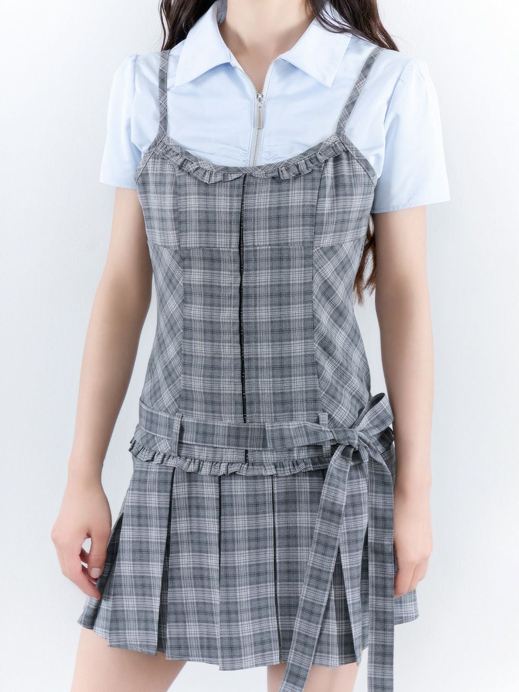 BUBBLES】リボンプリーツキャミワンピース | sparkling mall online store