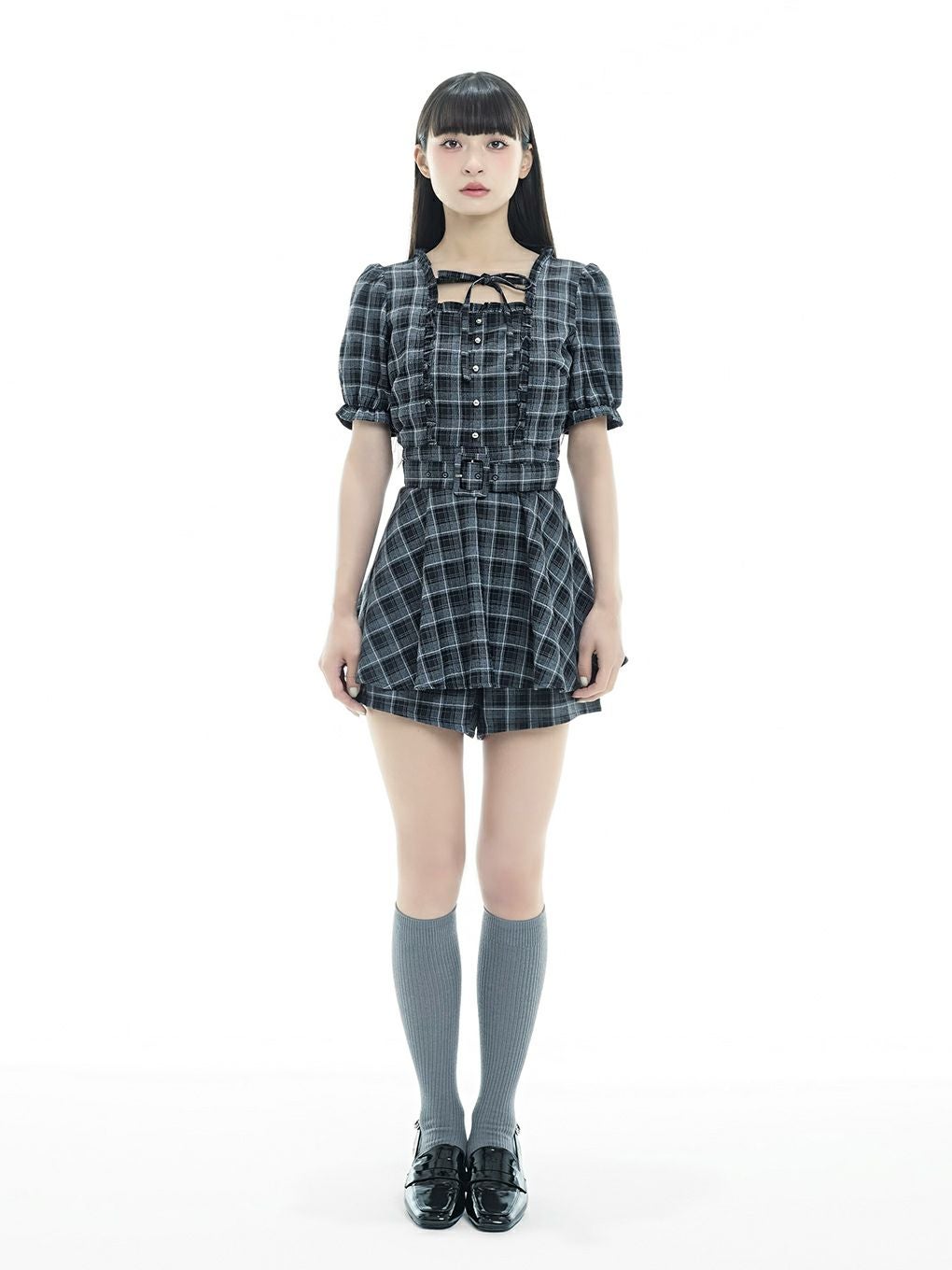 【BUBBLES】フリルペプラムセットアップ