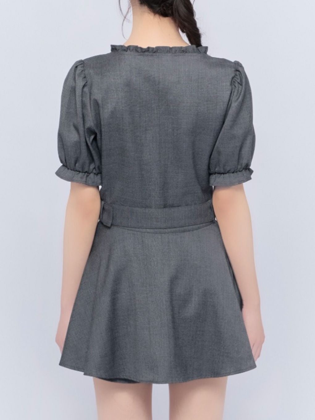 【BUBBLES】フリルペプラムセットアップ