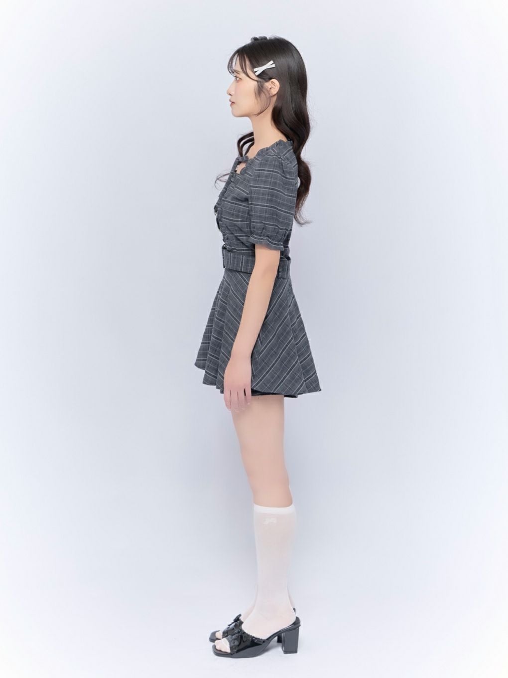 BUBBLES】フリルペプラムセットアップ | sparkling mall online store