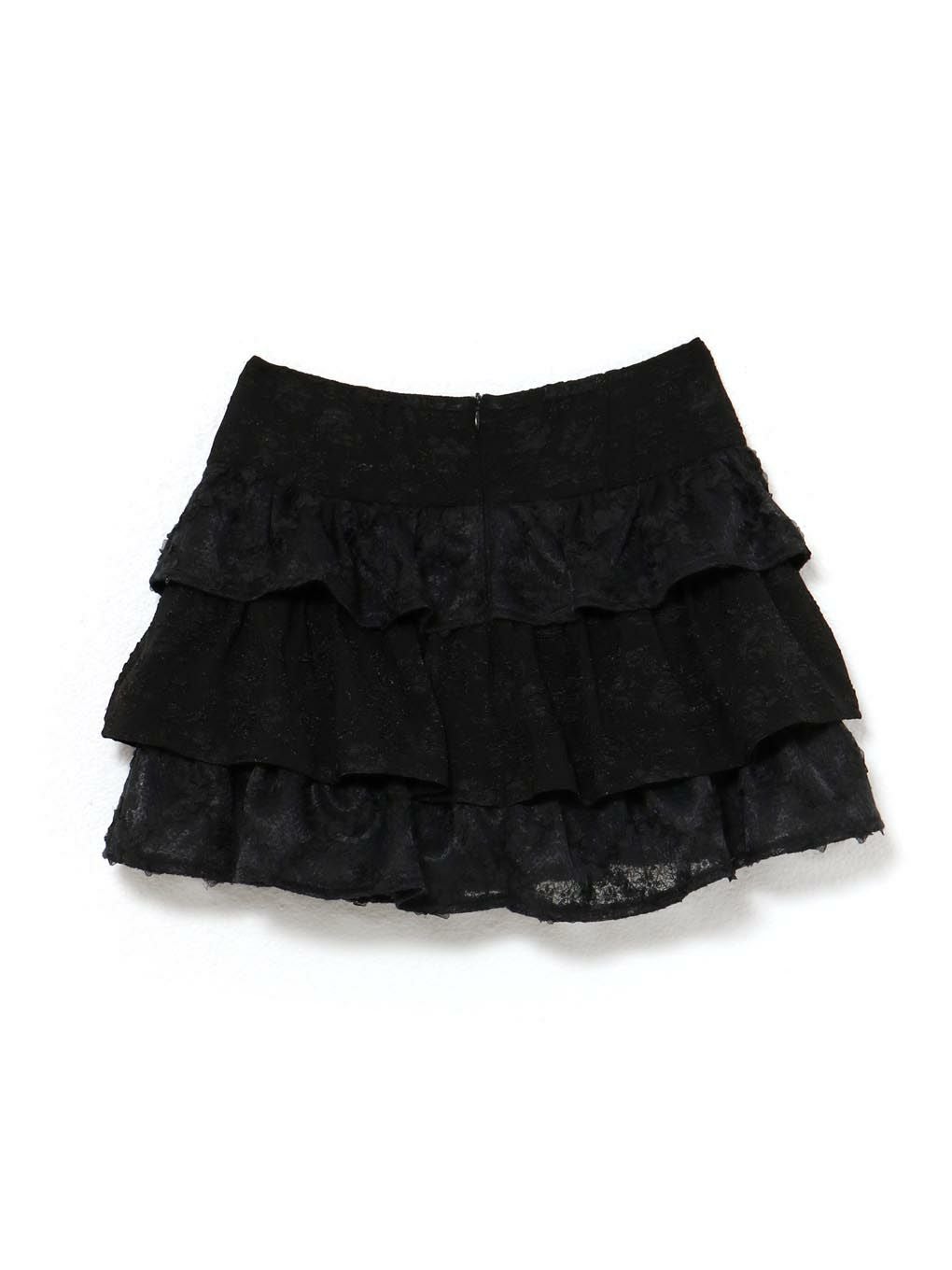 【BUBBLES】ジャガードレースカンカンスカート