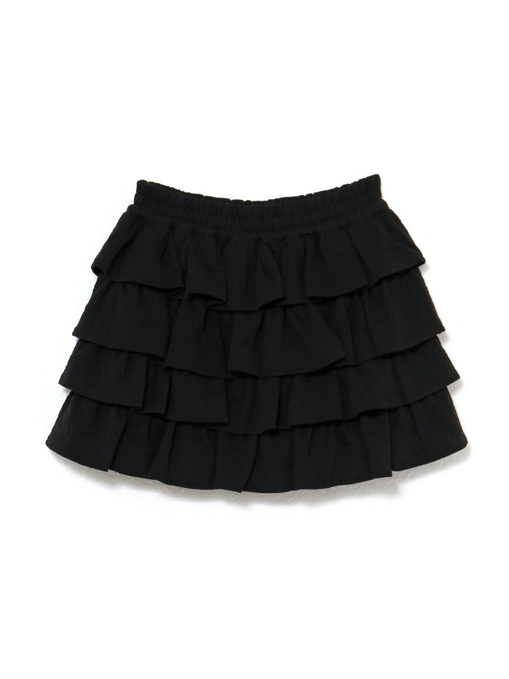 【BUBBLES】ジャガードティアードスカパン