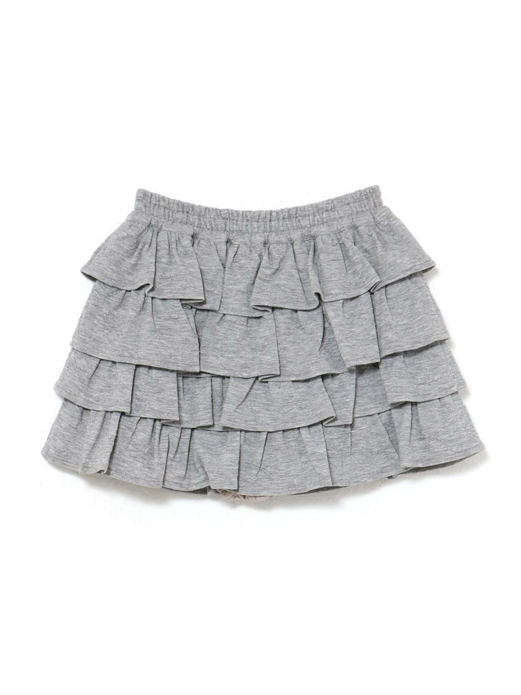 【BUBBLES】ジャガードティアードスカパン