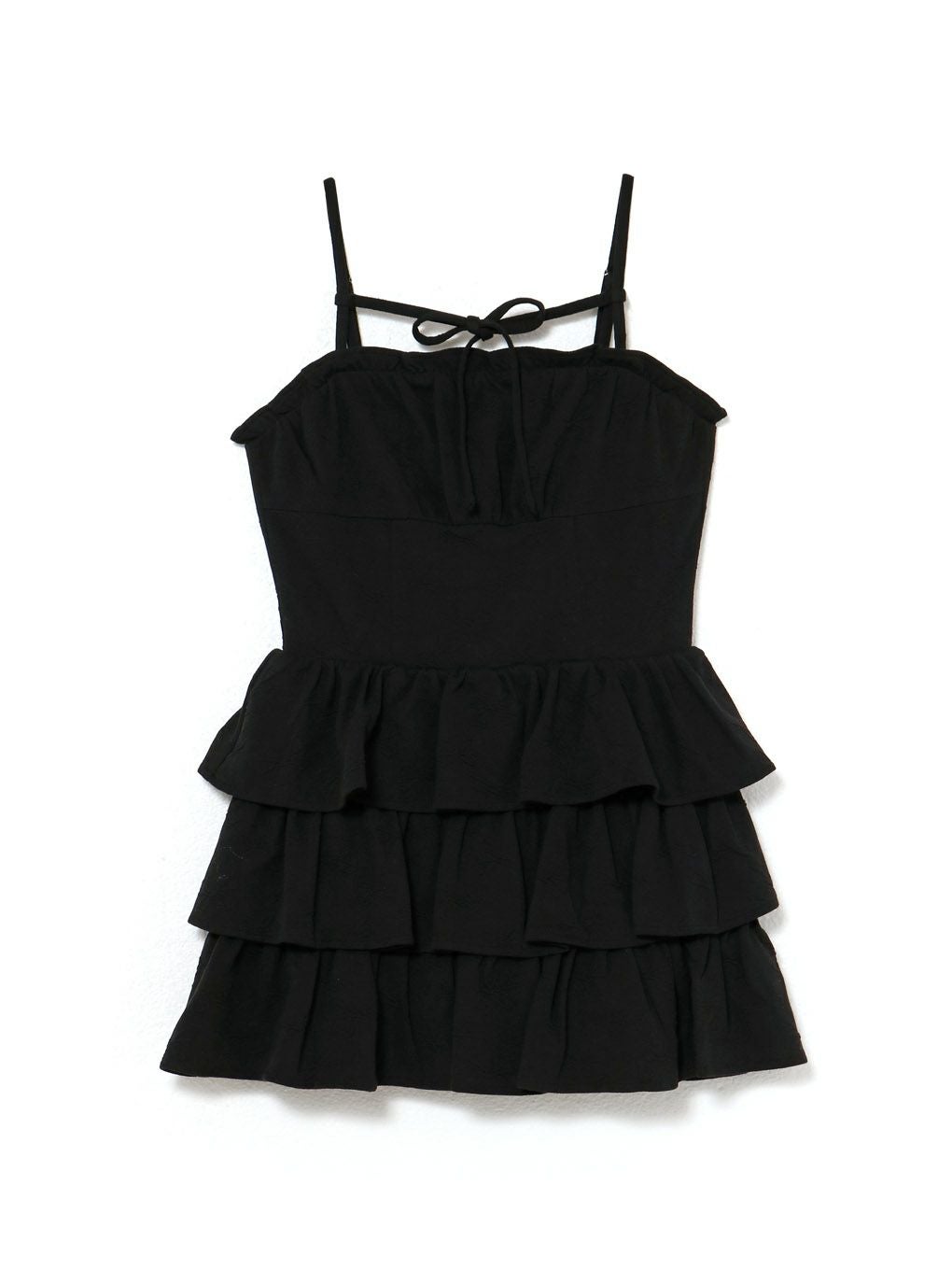 【BUBBLES】ティアードワンピース