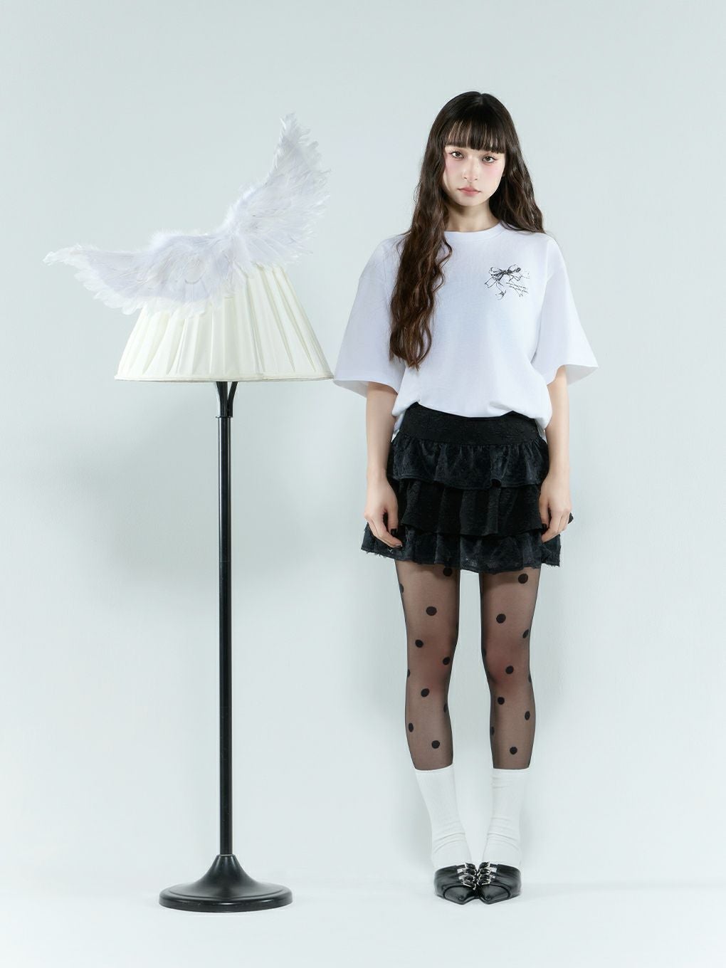 BUBBLES】リボンプリントTEE | sparkling mall online store