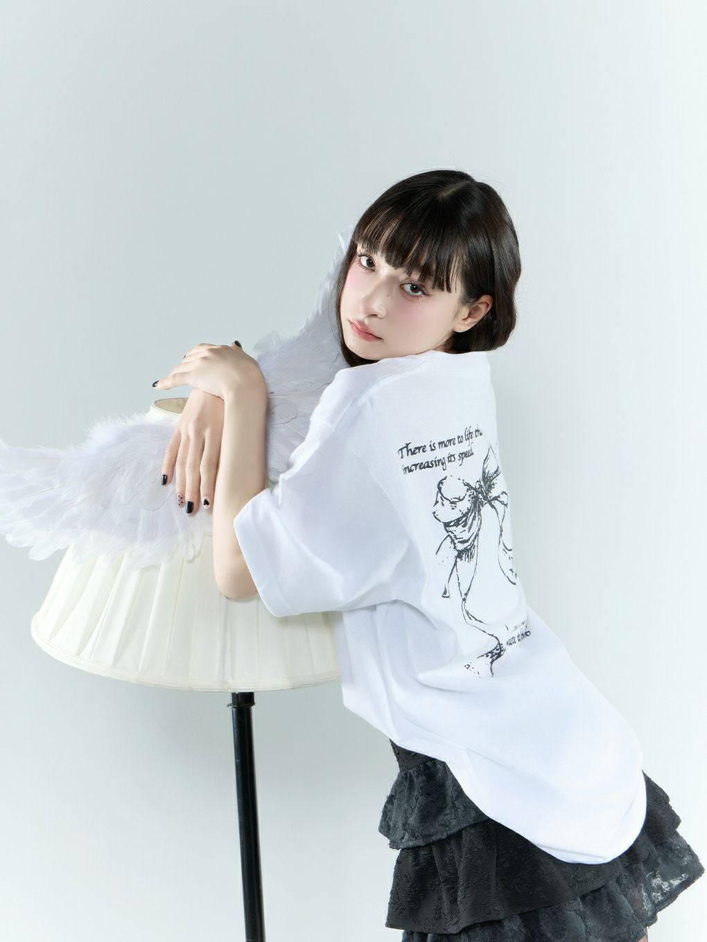 BUBBLES】リボンプリントTEE | sparkling mall online store